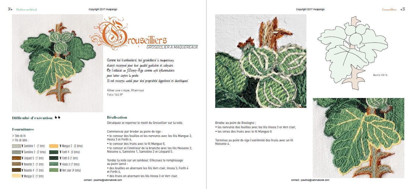 Medieval Herbarium - Bayeux Stitch Embroidery