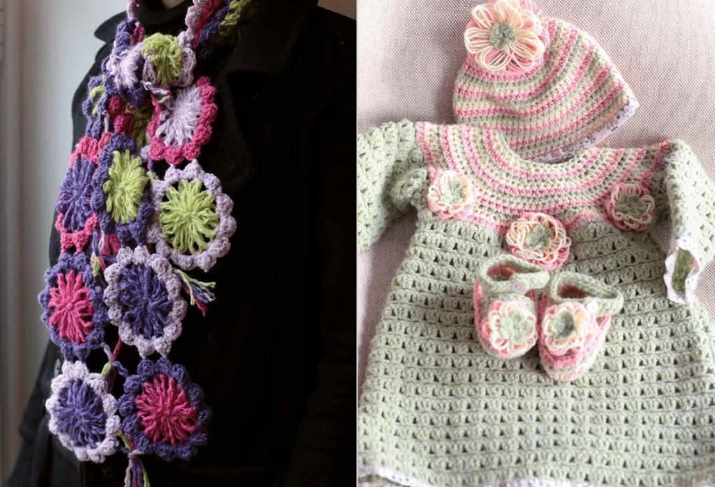 Creations Made of Woolen Flowers