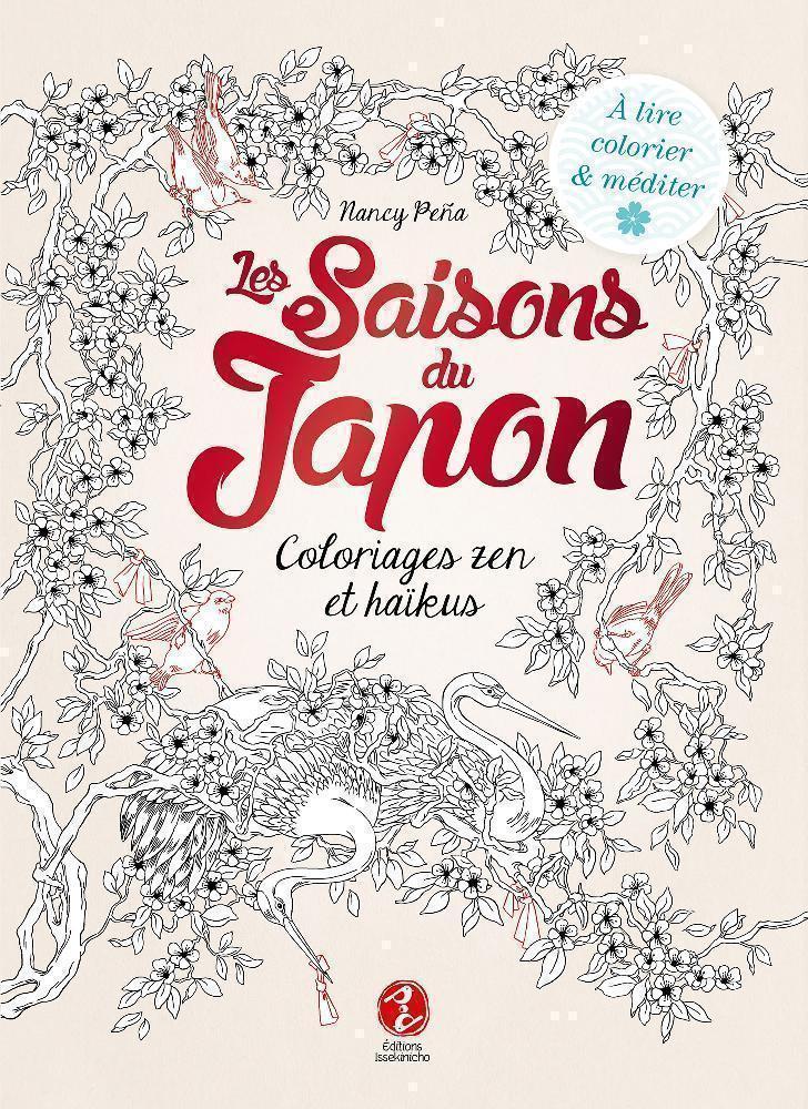 Seasons of Japan - Zen colouring and haiku